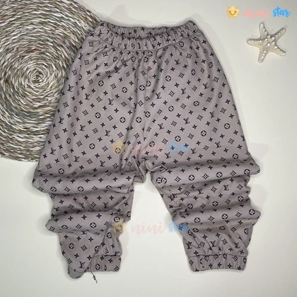 ست هودی شلوار دخترانه داخل خز Louis Vuitton