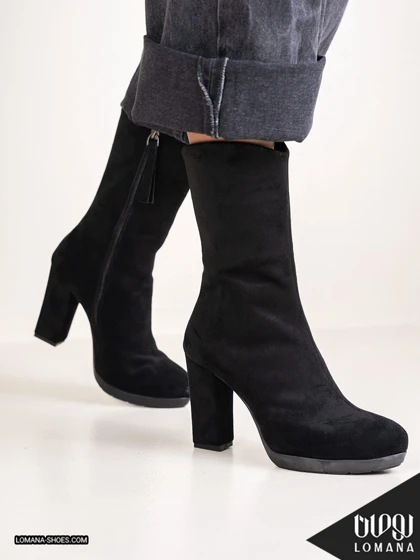 بوت پاشنه وارداتی شیدا لومانا - کد 2656