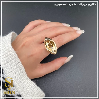 انگشتر زنانه ابکاری نقره کد az33