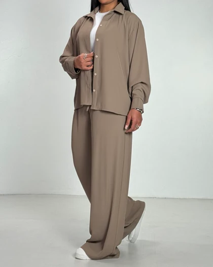 ست شومیز  و شلوار کرپ کد 9000102