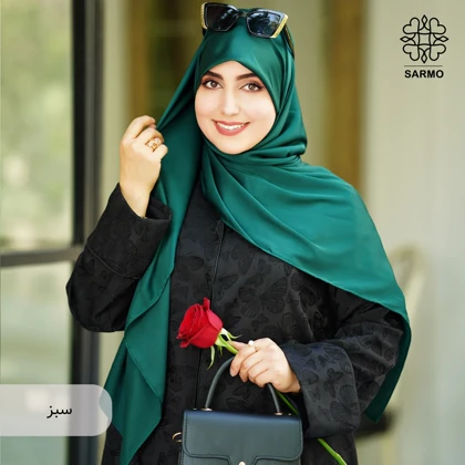 روسری ساتن ابریشم ماهرخ - اقتصادی