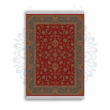 *جدید* فرشینه از جنس پارچه شانل مخمل ترک طرح فانتزی برند دفه کد 135