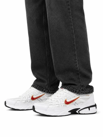 کتانی ست مردانه و زنانه مدل رانینگ نایک P6000 سفید قرمز NIKE
