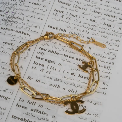 دستبند دولاین چنل استیل