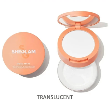 پودر فیکس دوکاره شیگلم SHEGLAM اصل مدل Insta-Ready