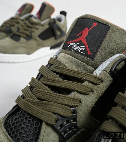کتانی ساق‌دار مردانه سبز Nike air jordan 4