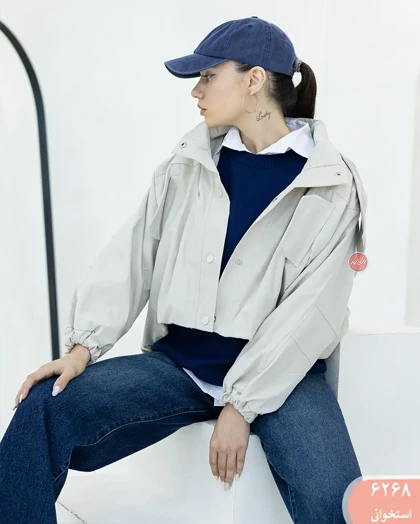 بارانی کلاهدار ایوا 6268