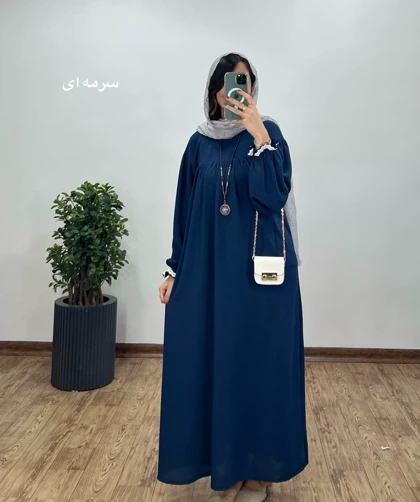 مانتو عبایی بلند رایلی 8 با کد 3488