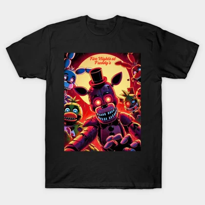 تیشرت با طرح Five nights at freddy فناف کد 67702