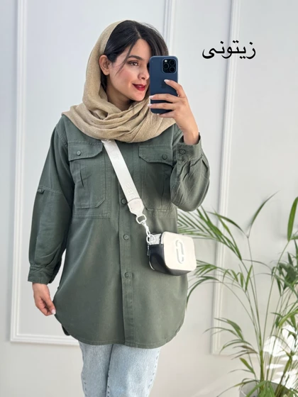 مانتو کتان پنبه ساتین