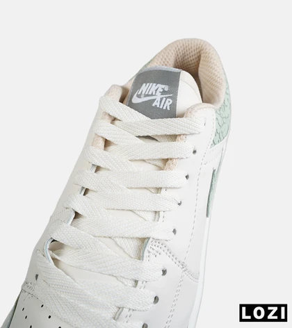 کفش کتانی مردانه و زنانه کرم سبز NIKE jordan 1 مدل 8789