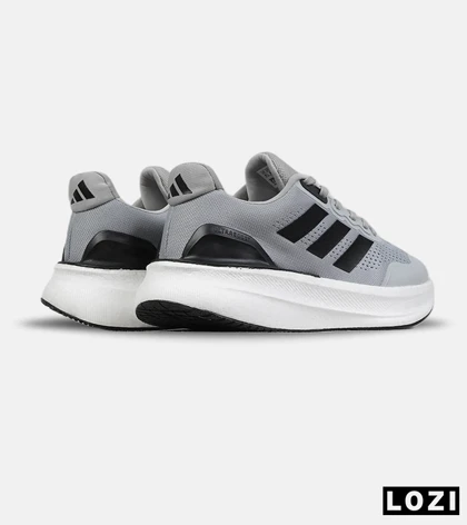 کفش رانینگ آدیداس گلکسی 7 طوسی مشکی مدل 9150 کتانی Adidas Galaxy 7