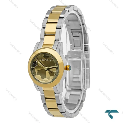 ساعت زنانه اسپیریت دورنگ طلایی Esprit-8213-L