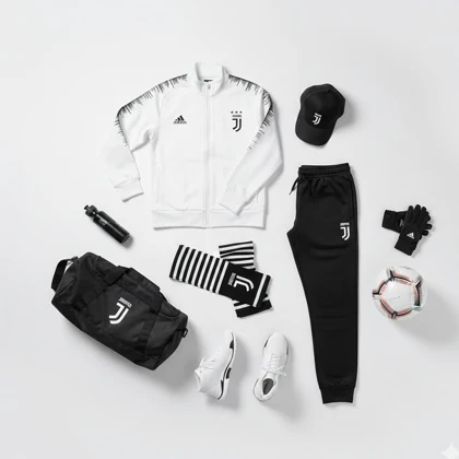 پکیج ست سویشرت شلوار یوونتوس مردانه مدل R77 + کفش ساق‌دار مردانه EMTO-سفید