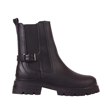 بوت بغل کش سگک دار_مشکی کد 2233