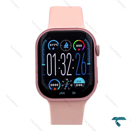 ساعت هوشمند هامر سری V9 PRO MAX صورتی Hummer-6876-U