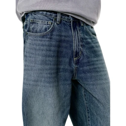 شلوار جین فول بگ مردانه pull & bear کد 344