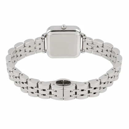 ساعت زنانه DW مدل DW-5604-L مربعی استیل با صفحه سبز