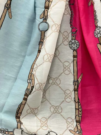 شال طرح کمربندی