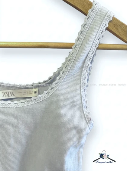 بادی آبی آسمانی کبریتی زارا ZARA