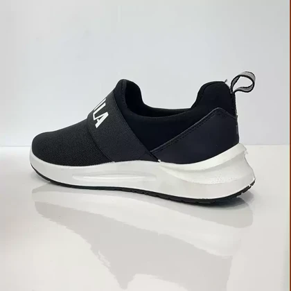 کفش راحتی زنانه بی بند رامیلا با کفی طبی مشکی