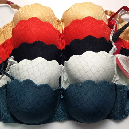 سوتین فنردار زنانه ماییلدا طرح پولک ماهی کد 5494