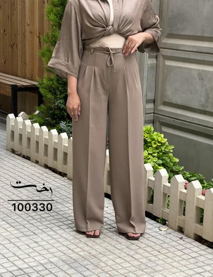 شلوار بگ پارچه ای کاترینا