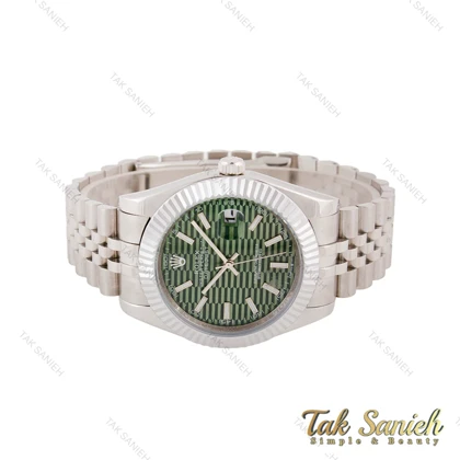 ساعت رولکس مردانه دیت جاست 2 صفحه سبز طرح دار Rolex-5617-G