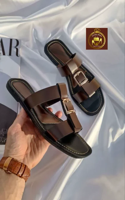 صندل دمپایی تخت تابستانه زنانه