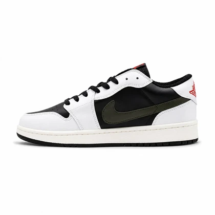 کفش و کتانی مردانه مدل نایک ترویس NIKE TRAVIS رنگ مشکی یشمی کد 30064