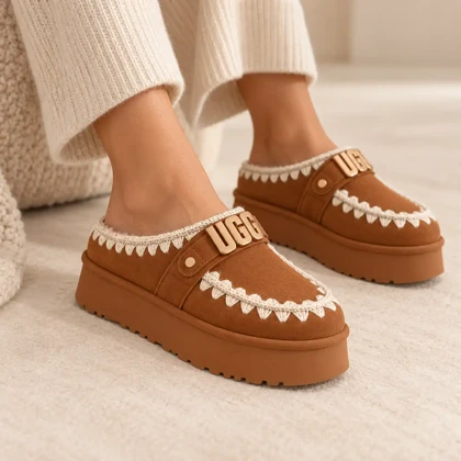 اسلیپر UGG پشت‌باز مدل افتر کد 2544