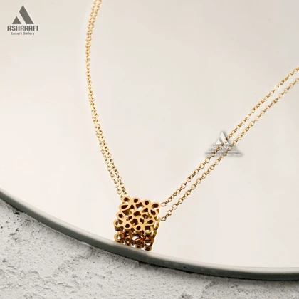 گردنبند زنانه Square Pendant Necklace G
