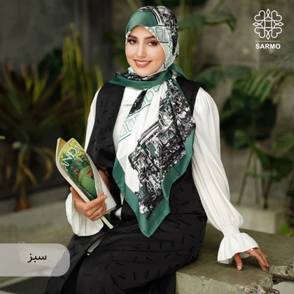 روسری ابریشم کجراه بنا