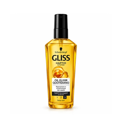 روغن مو ترمیم‌کننده شوارتسکف گلیس مدل Oil Elixir