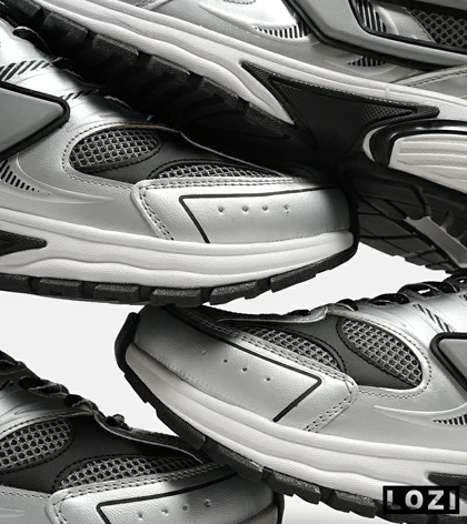 کفش کتانی مردانه نقره ای خاکستری DIESEL S-SERENDIPITY SPORT مدل 5384