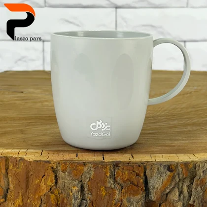لیوان دسته دار پلاستیکی یزدگل