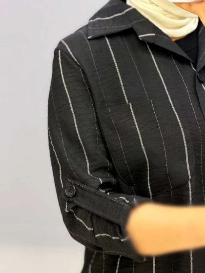 مانتو سایز بزرگ شانتون دلنوش کد 458268