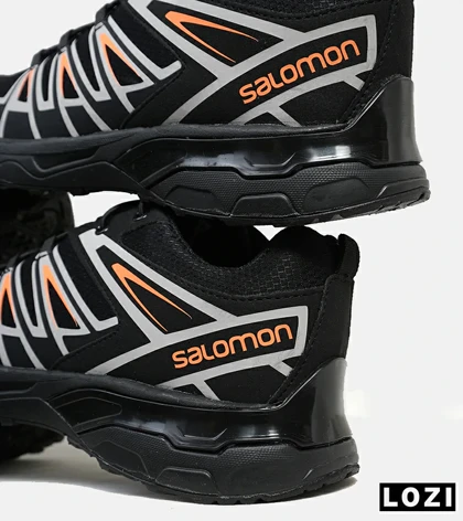 کفش کتانی بزرگ پا مشکی نارنجی Salomon X ULTRA