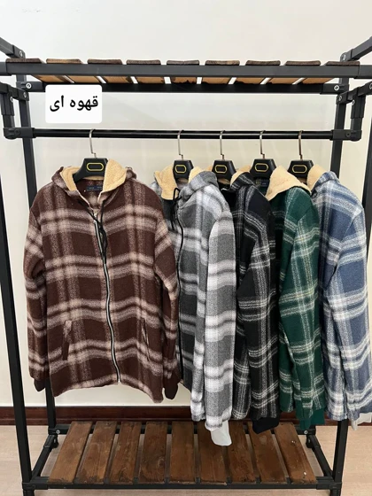 سویشرت چهارخونه کلاهدار 6103