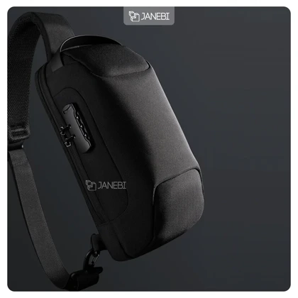 کیف کراس بادی مردانه بنج اصل BANGE BG-22085 رمز دار با پورت USB