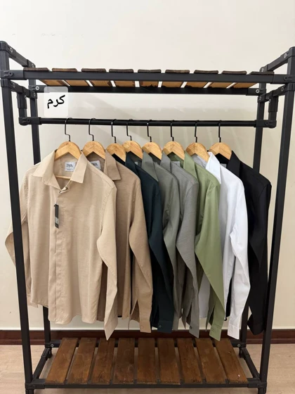 پیراهن استین بلند قابپک مخفی 2626