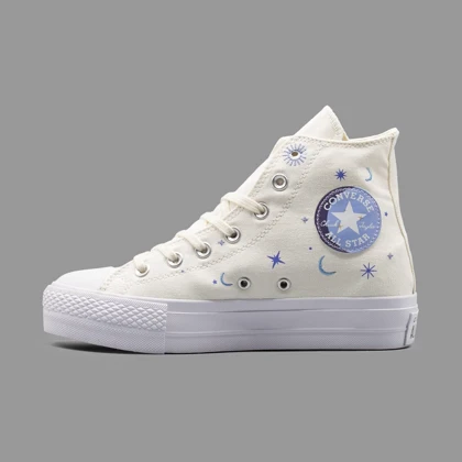 کانورس پلتفرم ماه و ستاره ای ساق‌دار Converse Platform Moon & Stars Hightop