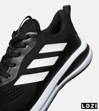 کفش کتانی مردانه و زنانه مشکی سفید ADIDAS BONCE مدل 8475