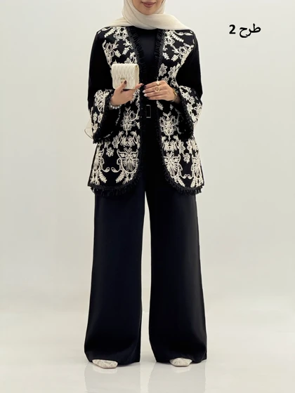 4221-کت سوزن دوزی لوکس