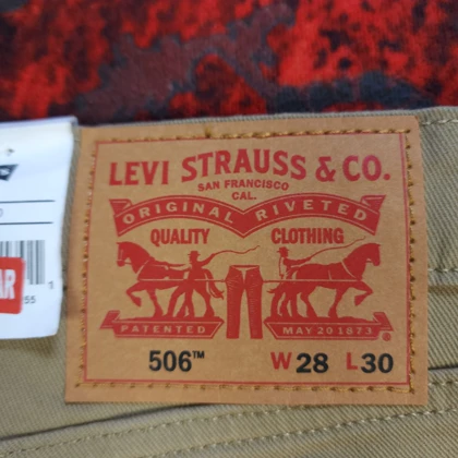 شلوار کتان راسته levis 506 کد 418