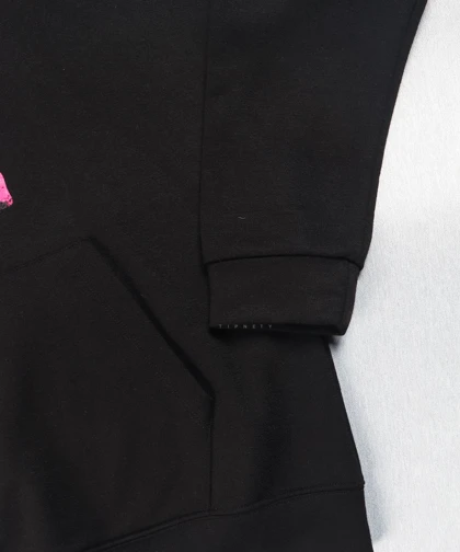 هودی مشکی طرحدار فری سایز 1458