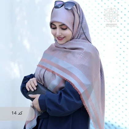 روسری نخ ژاکارد رونا پیچی