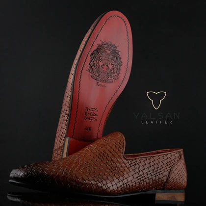 کفش کالج مردانه چرم یلسان مدل آرچر کد 508-MOT