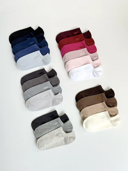 7302-جوراب گلدوزی polo