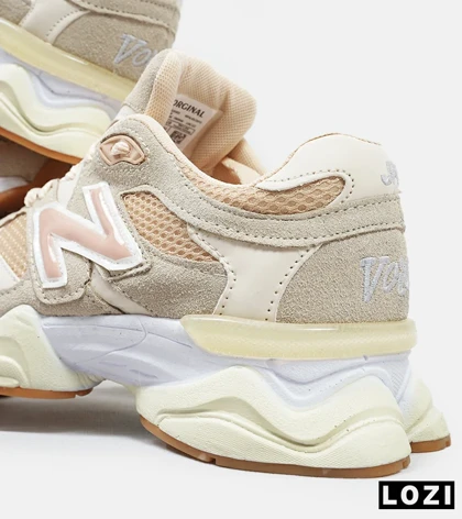 کفش کتانی زنانه طوسی گلبهی NEW BALANCE 9060 مدل 4668